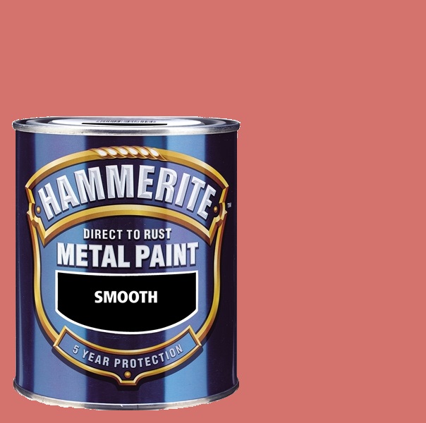 Hammerite Smooth Direct To Rust Metal Paint Mixed Colours 750ML